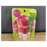 EOS Lip Balm 4 Strawberry & 3 Melon Magic - Brand New