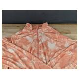 Real Life 1/2 Zip LS UV Top Orange Size L Retail $34.99 - Brand New