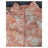 Real Life 1/2 Zip LS UV Top Orange Size L Retail $34.99 - Brand New