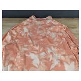 Real Life 1/2 Zip LS UV Top Orange Size L Retail $34.99 - Brand New