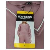 Express V-Neck Pullover Pink Women