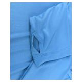 Reel Life 1/2 Zip Long Sleeve Blue Pullover, Women