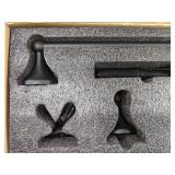 Bathroom Hardware Set, Black - Brand New