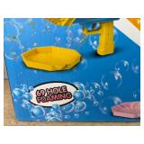 Pink Rocket Bubble Toy Gun, 69 Hole Foaming - Brand New *P