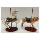 EST. $250.00-$500.00 Franklin Mint Treasury Of The Carousel Collectible With 12 Animals