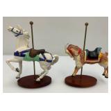 EST. $250.00-$500.00 Franklin Mint Treasury Of The Carousel Collectible With 12 Animals
