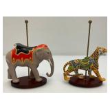 EST. $250.00-$500.00 Franklin Mint Treasury Of The Carousel Collectible With 12 Animals