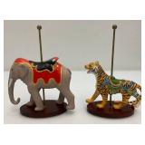 EST. $250.00-$500.00 Franklin Mint Treasury Of The Carousel Collectible With 12 Animals