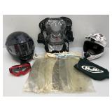 Misc. Motorcycle Helmets Visors (New In Pack) And More
