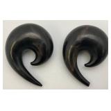 Collectible Vintage Large African Ear Loops