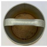 Vintage Primitive Items Including Small Oil Lamp, Whiskey Style Jug With Imprint And More