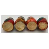 Vintage Hand Painted Wood Russian Nesting Dolls And More