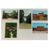 Misc. Japanese Wartime Collectibles Including Navy Name Bands Some Have English With Japanese Writing Underneath