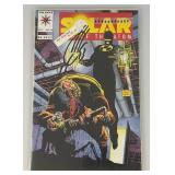 AUTOGRAPHED BY Joe Quejada 1992 Solar Man Of The Atom #16 Valiant Comics (Bagged And Carded)