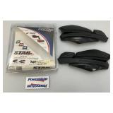 PowerMadd Star Series Snowmobile Hand Guard Mount Kit And Hand guards Black (New)