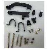 PowerMadd Star Series Snowmobile Hand Guard Mount Kit And Hand guards Black (New)