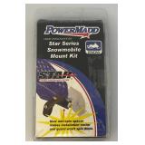 PowerMadd Star Series Snowmobile Hand Guard Mount Kit And Hand guards Black (New)