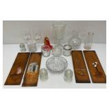 Misc. Vintage Cut Glass, Crystal, Murano Style Glass And More (Some Chips Present)