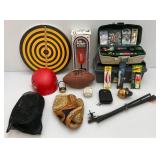 Misc. Outdoor Sports Items Including Facsimile Autographed Baseball And More