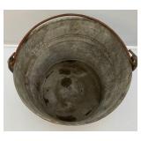 Misc. Vintage Galvanized Watering Pails And Oil Can