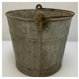 Misc. Vintage Galvanized Watering Pails And Oil Can