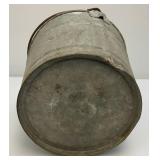 Misc. Vintage Galvanized Watering Pails And Oil Can