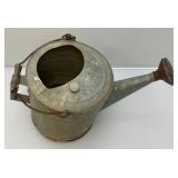 Misc. Vintage Galvanized Watering Pails And Oil Can