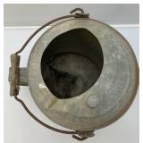 Misc. Vintage Galvanized Watering Pails And Oil Can