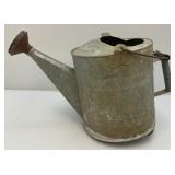 Misc. Vintage Galvanized Watering Pails And Oil Can
