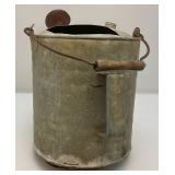 Misc. Vintage Galvanized Watering Pails And Oil Can