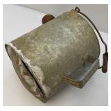Misc. Vintage Galvanized Watering Pails And Oil Can