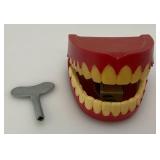 Vintage Key Wind Chatter Teeth With Keys (One Needs A Part)