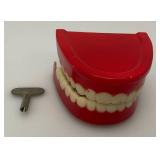 Vintage Key Wind Chatter Teeth With Keys (One Needs A Part)