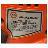 Vintage Black And Decker Hadge Trimmer With Extension Cord