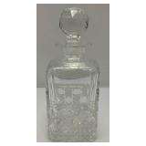 Edinburgh Scotland Cut Crystal Decanter RARE Heavy Leaded Crystal