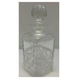 Edinburgh Scotland Cut Crystal Decanter RARE Heavy Leaded Crystal