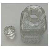 Edinburgh Scotland Cut Crystal Decanter RARE Heavy Leaded Crystal