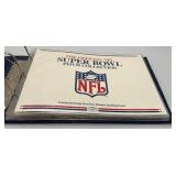 Vintage Collectible Super Bowl Patch Collection Album With Patches