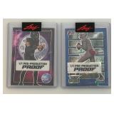 Misc. LEAF Pro Set Football 1/1 Pre-Production Proofs Trading Cards In Protective Sleeves