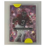 Holo-Lux 5 Card Draw Stacked Deck 1/1 JERMAINE BURTON Wide Receiver In Hard Plastic Protective Case