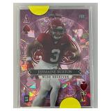 Holo-Lux 5 Card Draw Stacked Deck 1/1 JERMAINE BURTON Wide Receiver In Hard Plastic Protective Case