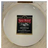 Misc. Collectible SPEY ROYAL Imported Scotch Whiskey Advertisement Plates (Most New In Box)