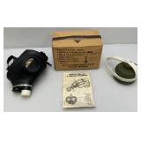 Vintage Military Surplus Isreal IDF Messi 55 Gas Mask Respirator & Box (New Old Stock)