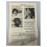 Vintage Military Surplus Isreal IDF Messi 55 Gas Mask Respirator & Box (New Old Stock)