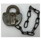 Antique ADLAKE L&N Railroad Lock