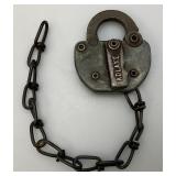 Antique ADLAKE L&N Railroad Lock