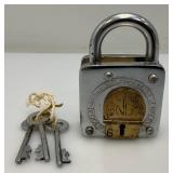 Vintage New Gulshan Co. No. 1004 TRICK LOCK (Very Cool Lock