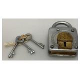 Vintage New Gulshan Co. No. 1004 TRICK LOCK (Very Cool Lock