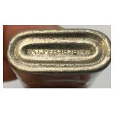 Three Very Old Miniature Metal Oil Cans 3 1/2" Tall