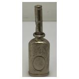 Three Very Old Miniature Metal Oil Cans 3 1/2" Tall